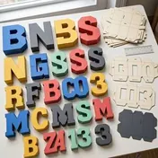 Letras y números 3D
